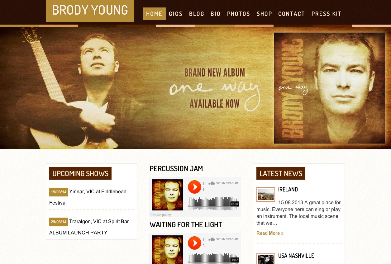Brody Young Website