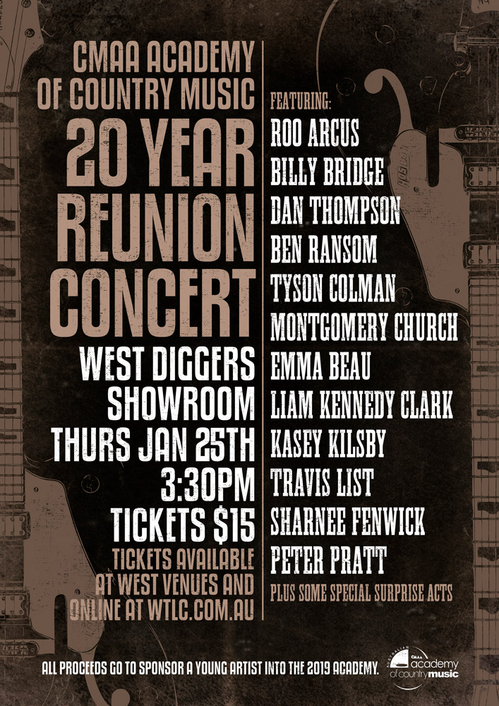 Kristy Cox: CMAA 20 Year Reunion Concert Poster